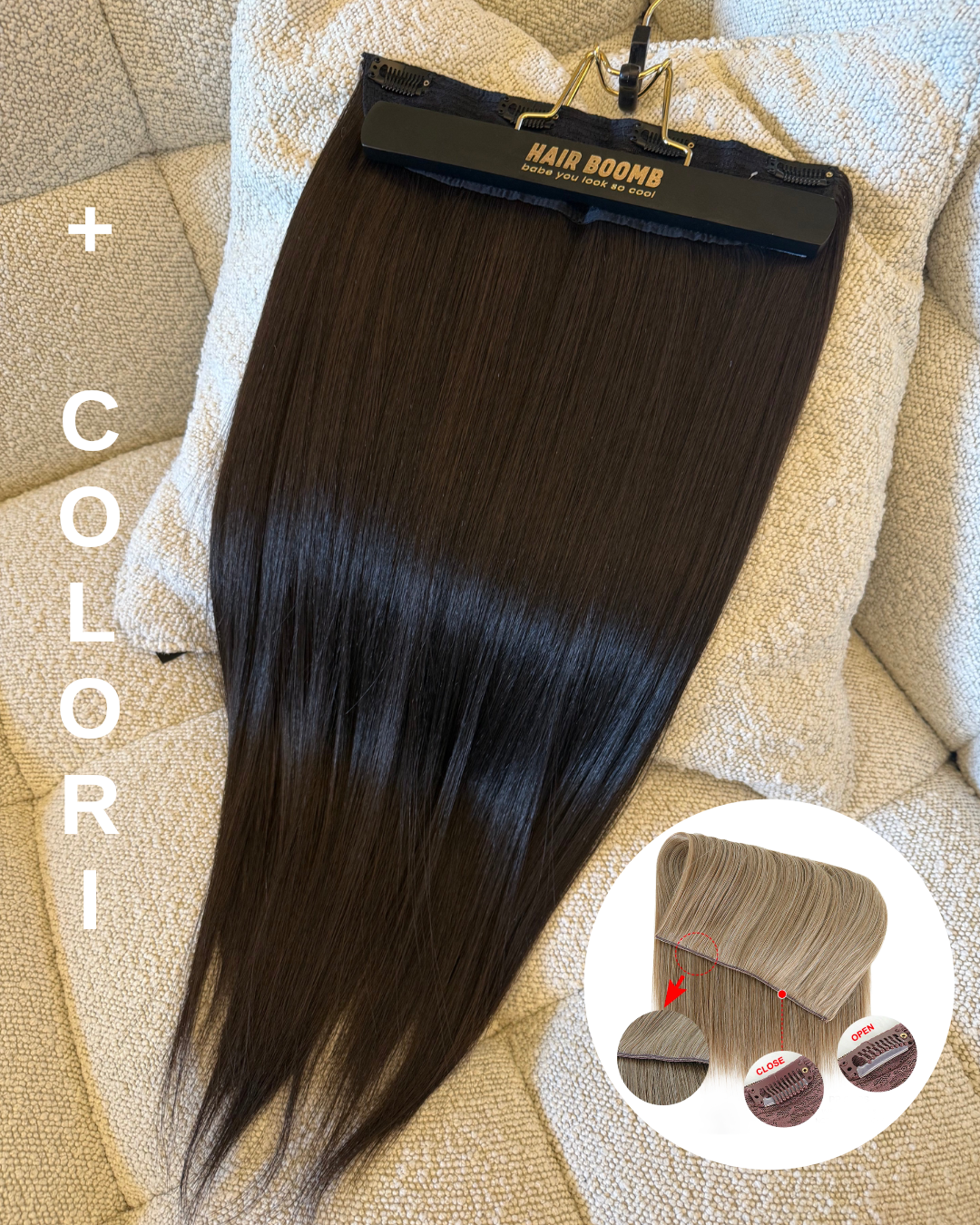 Clip unica vari colori - R.a. Boutique