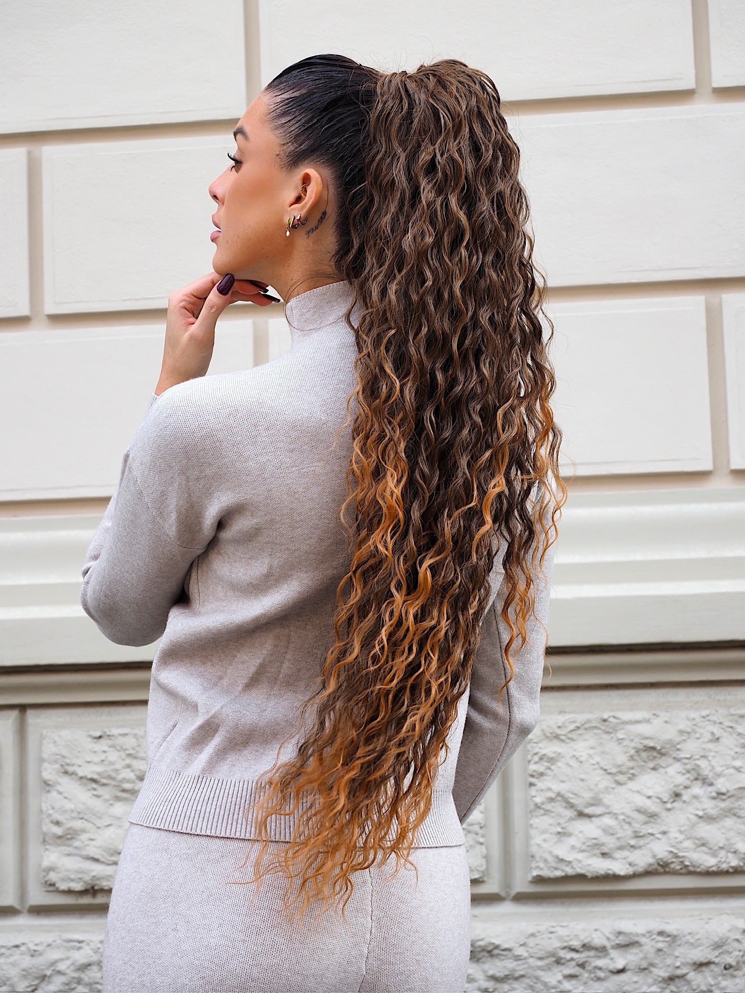 Coda Riccio Afro Con Coulisse Vari Colori - Foto 8