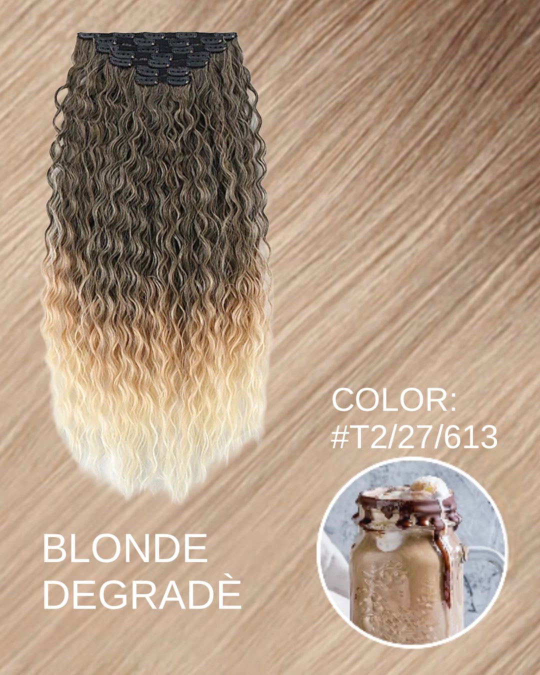 Extension 150gr lisce 7 clip vari colori - R.a. Boutique