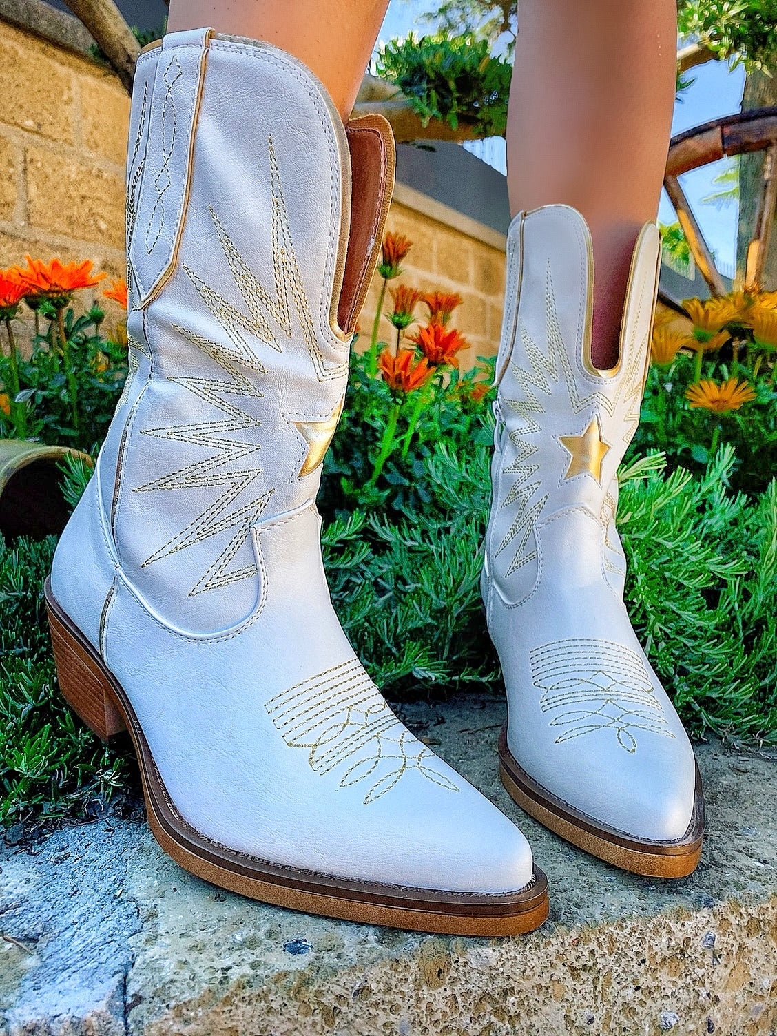 Camperos Texani Con Stella Texani Bianchi Texano Con Stella Girls