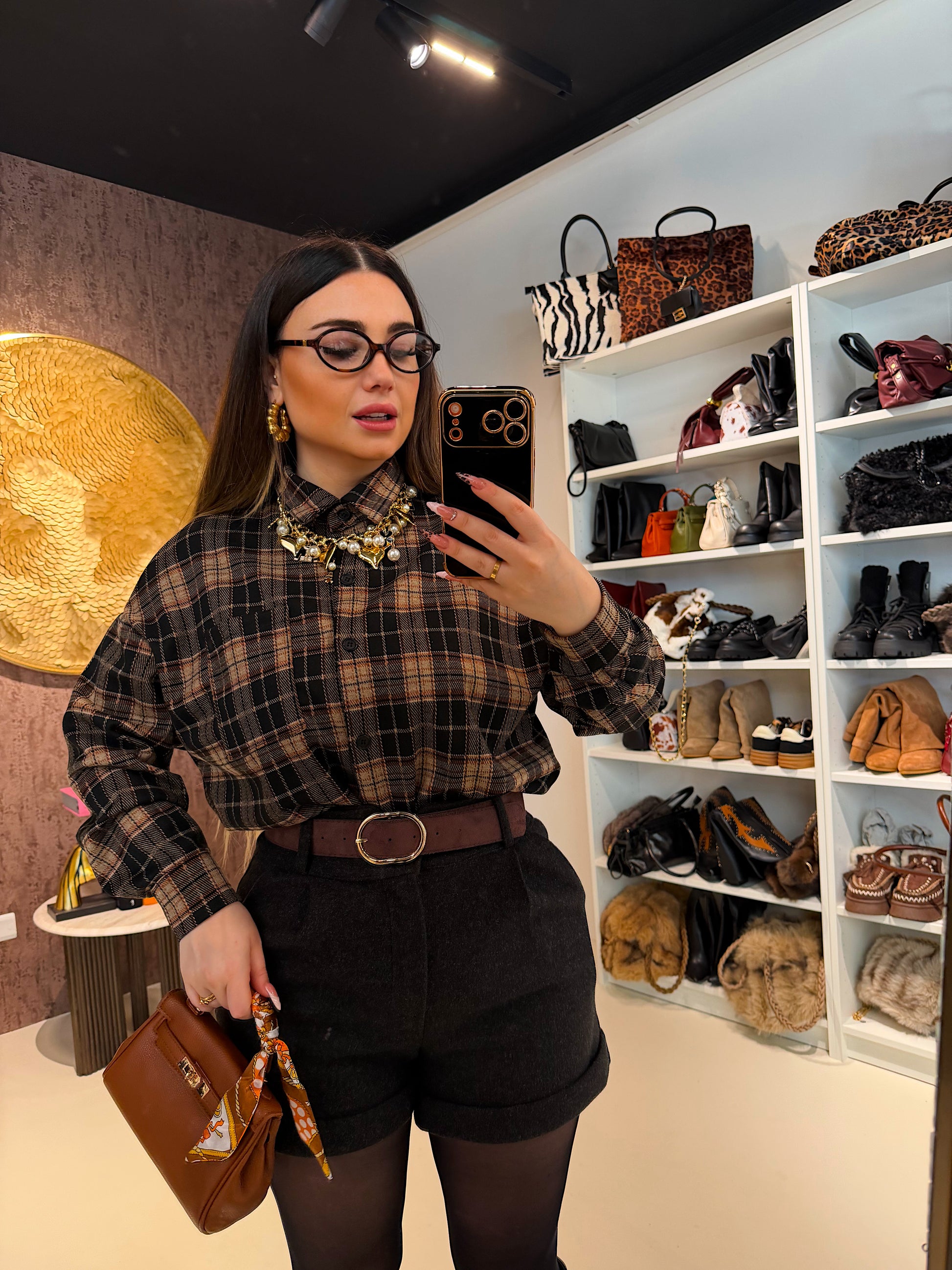 ￼Camicia autumn tessuto morbido - R.a. Boutique