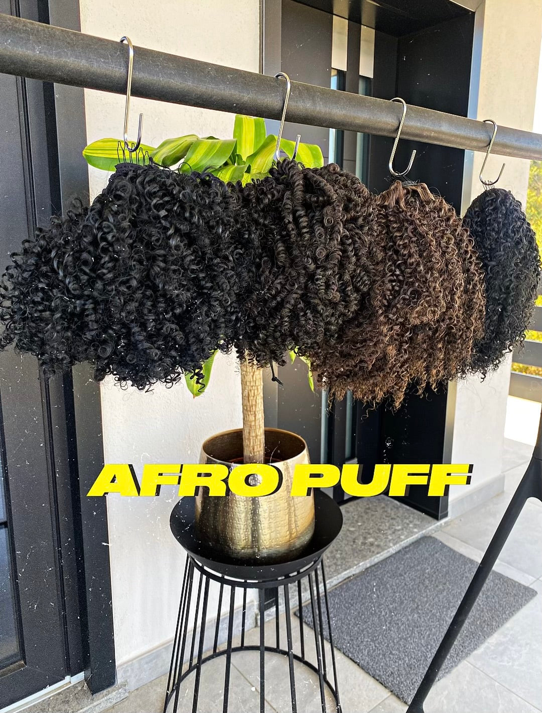 Afro puff con coulisse - R.a. Boutique 