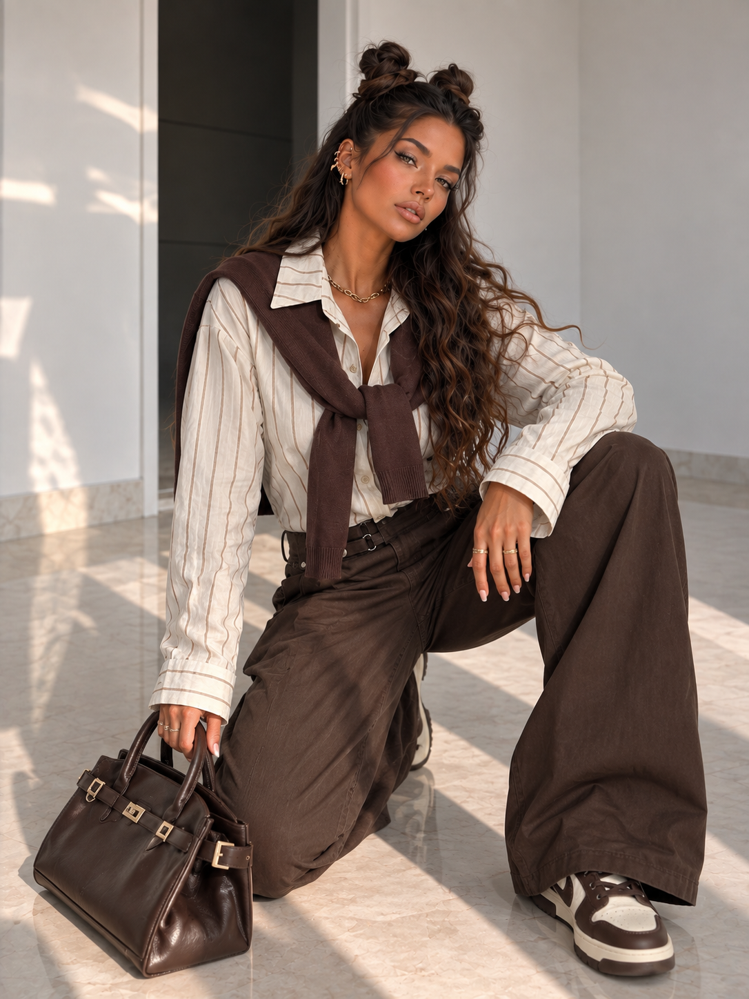 Camicia Soft Stripes con Coprispalle - R.a. Boutique