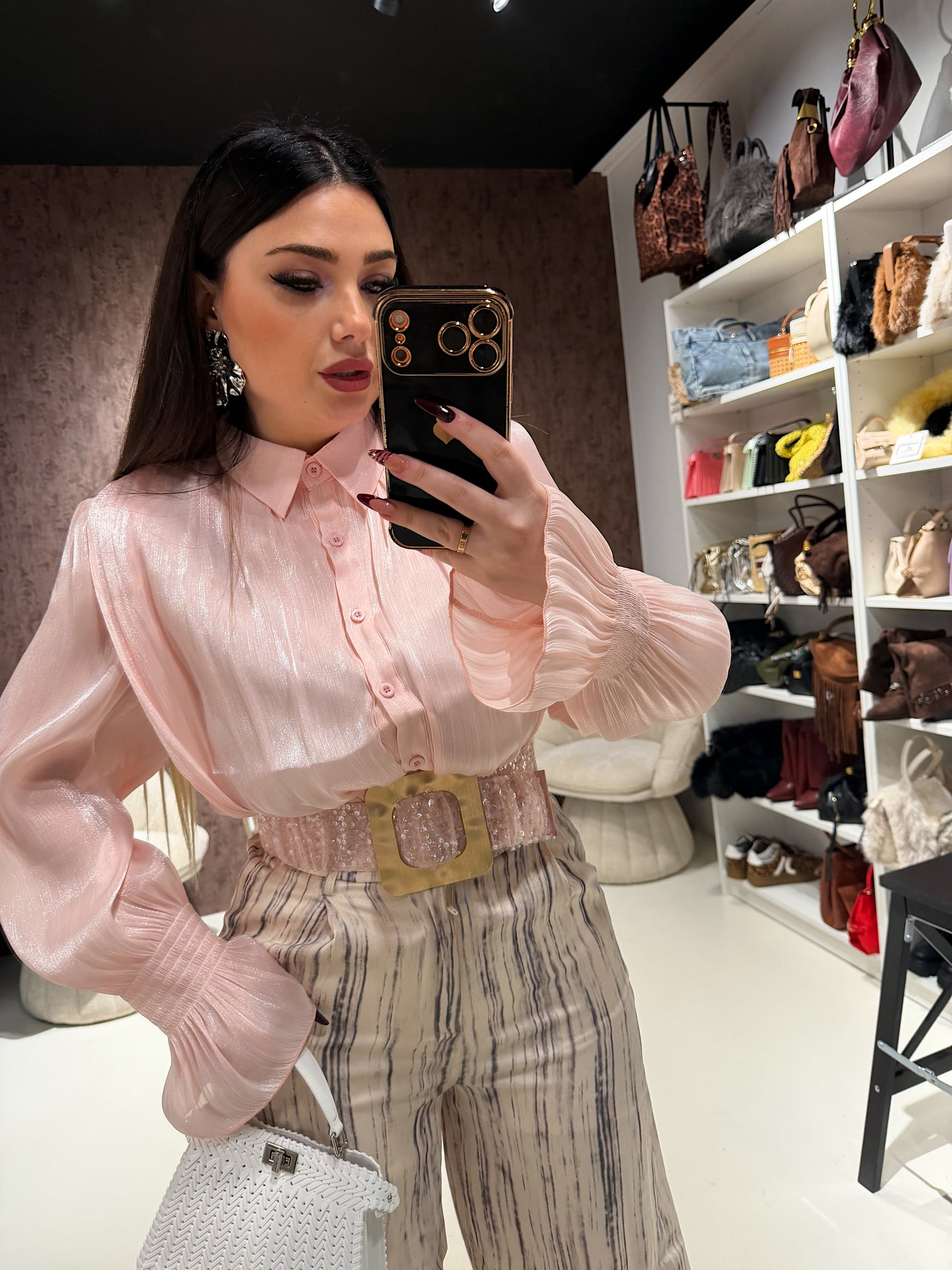 Camicia Satin Glow - R.a. Boutique
