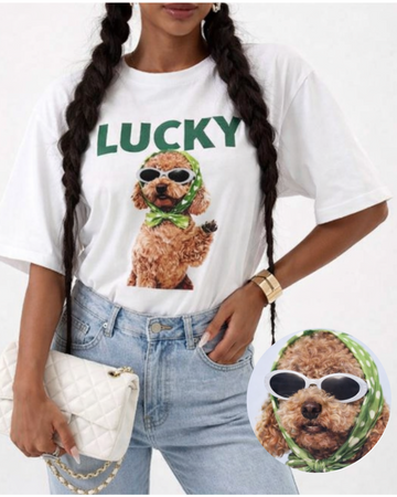 T-shirt Luchy Mia - R.a. Boutique