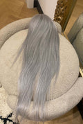 Coda light grey liscia con Coulisse Grigio Chiaro - R.a. Boutique 