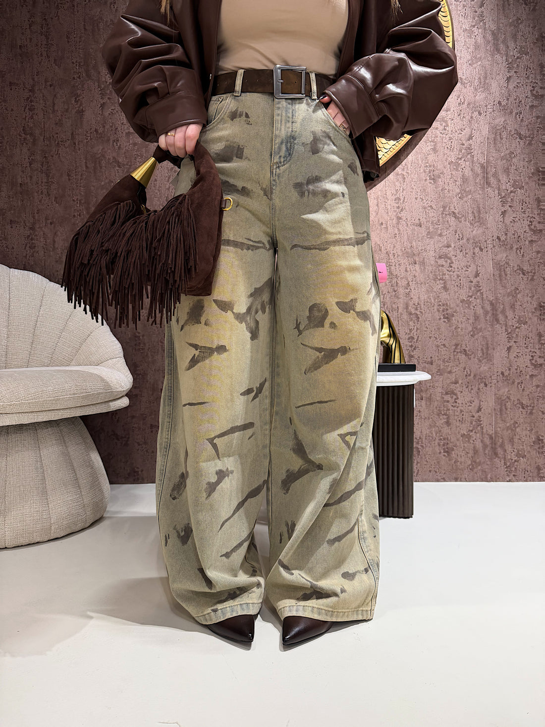 Jeans Urban Splash con cintura - R.a. Boutique