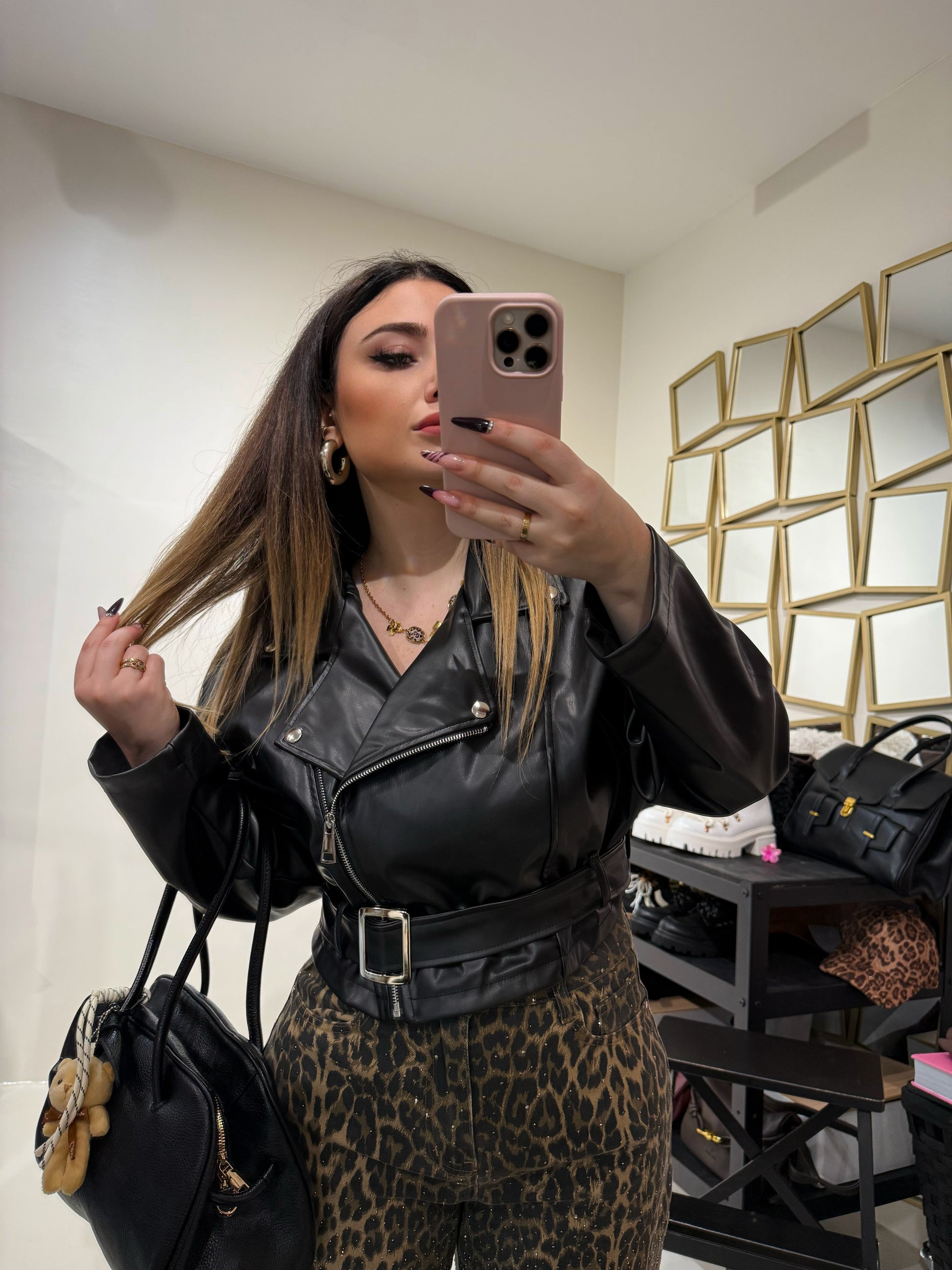 Giacca eco-pelle - R.a. Boutique