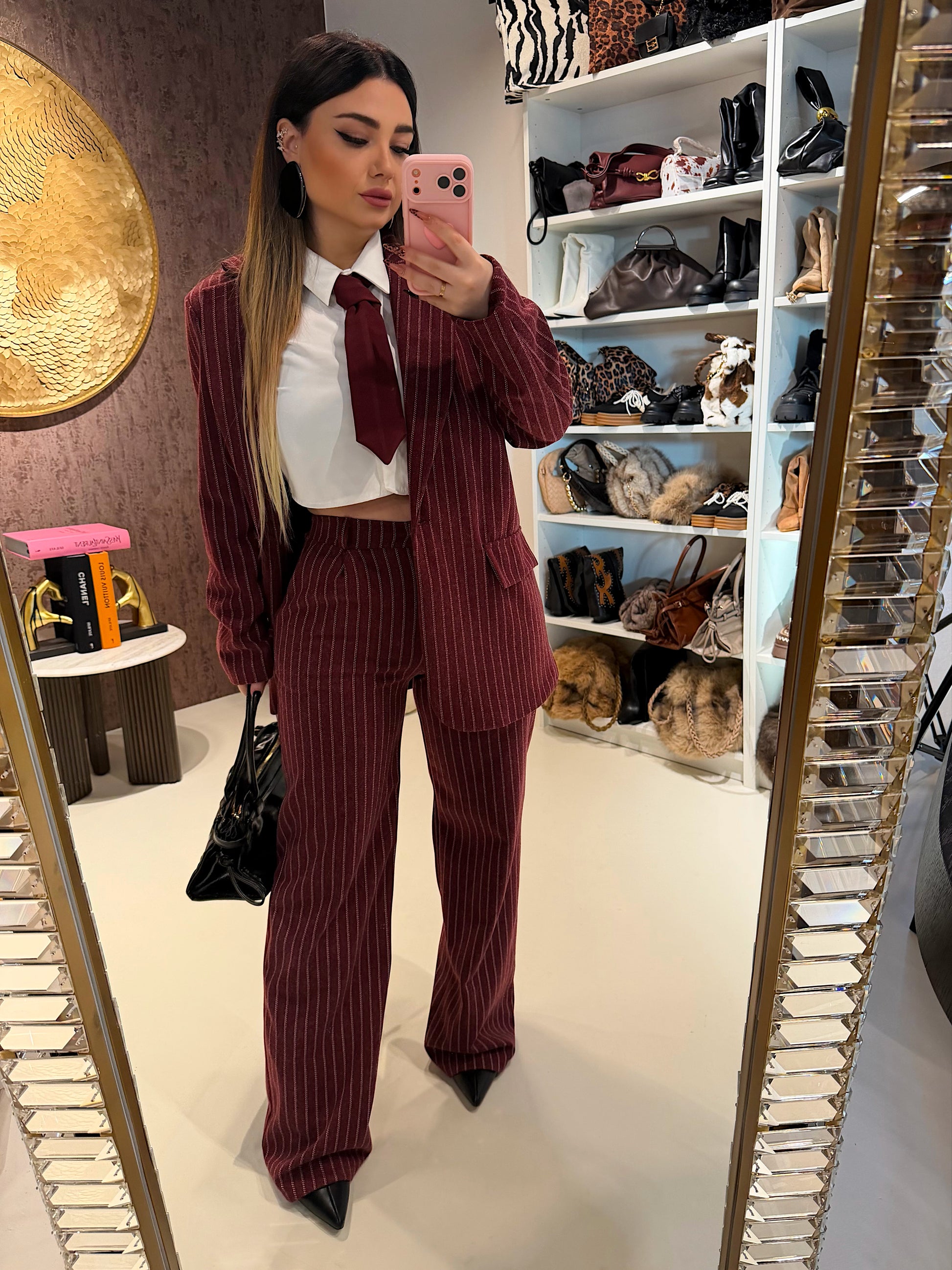 Completo due pezzi a righe - R.a. Boutique