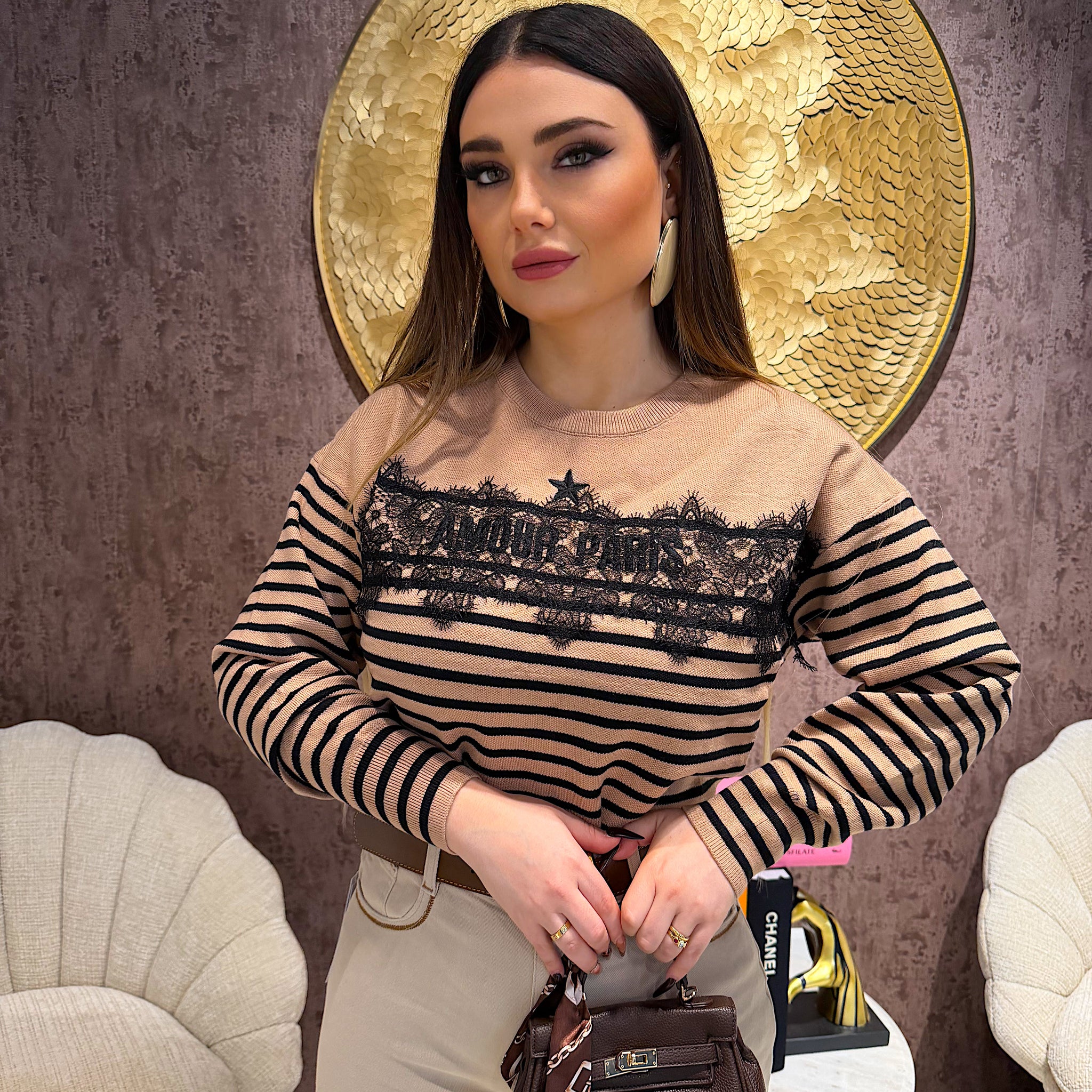 Maglioncino Amour Paris - R.a. Boutique