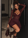 Tutina in Pizzo con Coppe e Cintura - R.a. Boutique