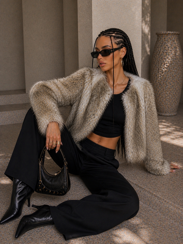 Giacca leggera Eco Fur - R.a. Boutique