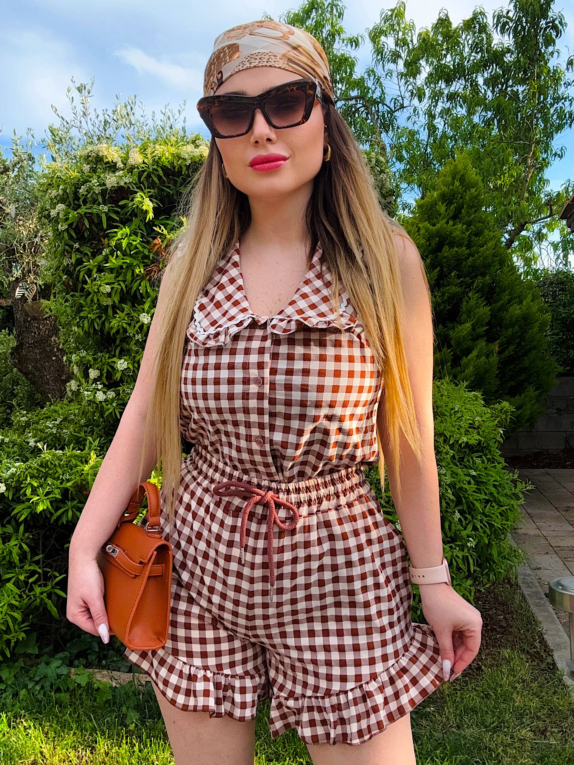 Short a quadri - R.a. Boutique