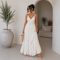 Abito Lungo summer con ricami oro - R.a. Boutique