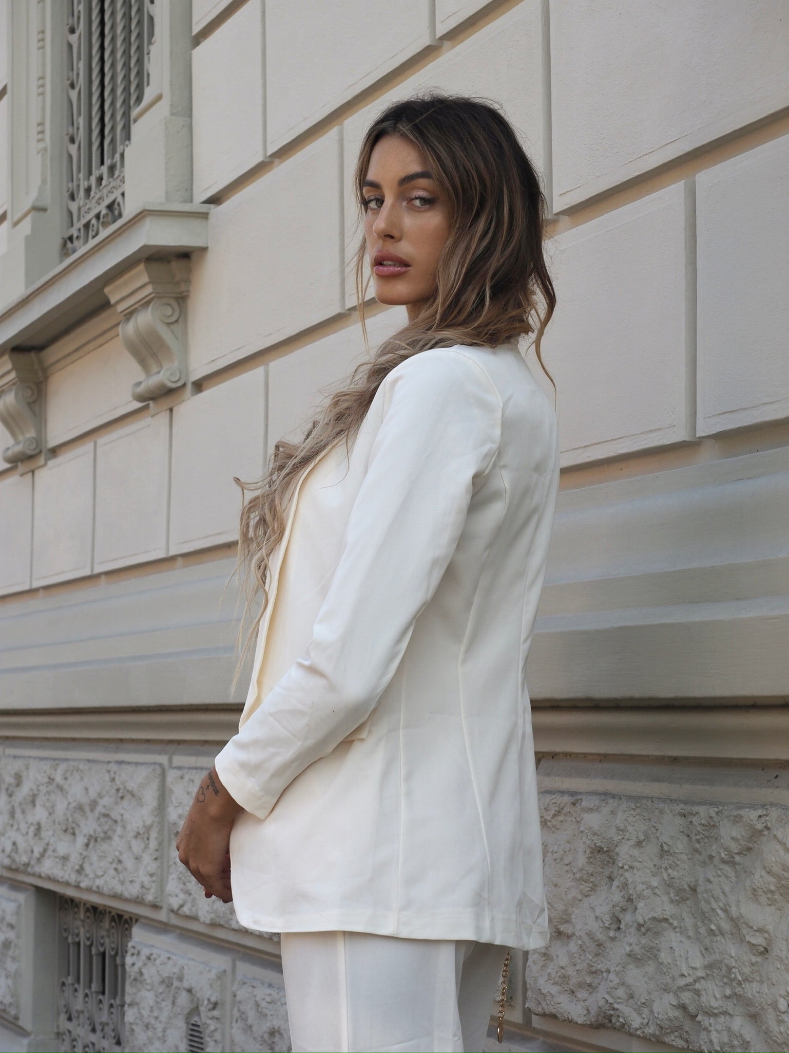 Completo giacca e pantalone burro - R.a. Boutique 