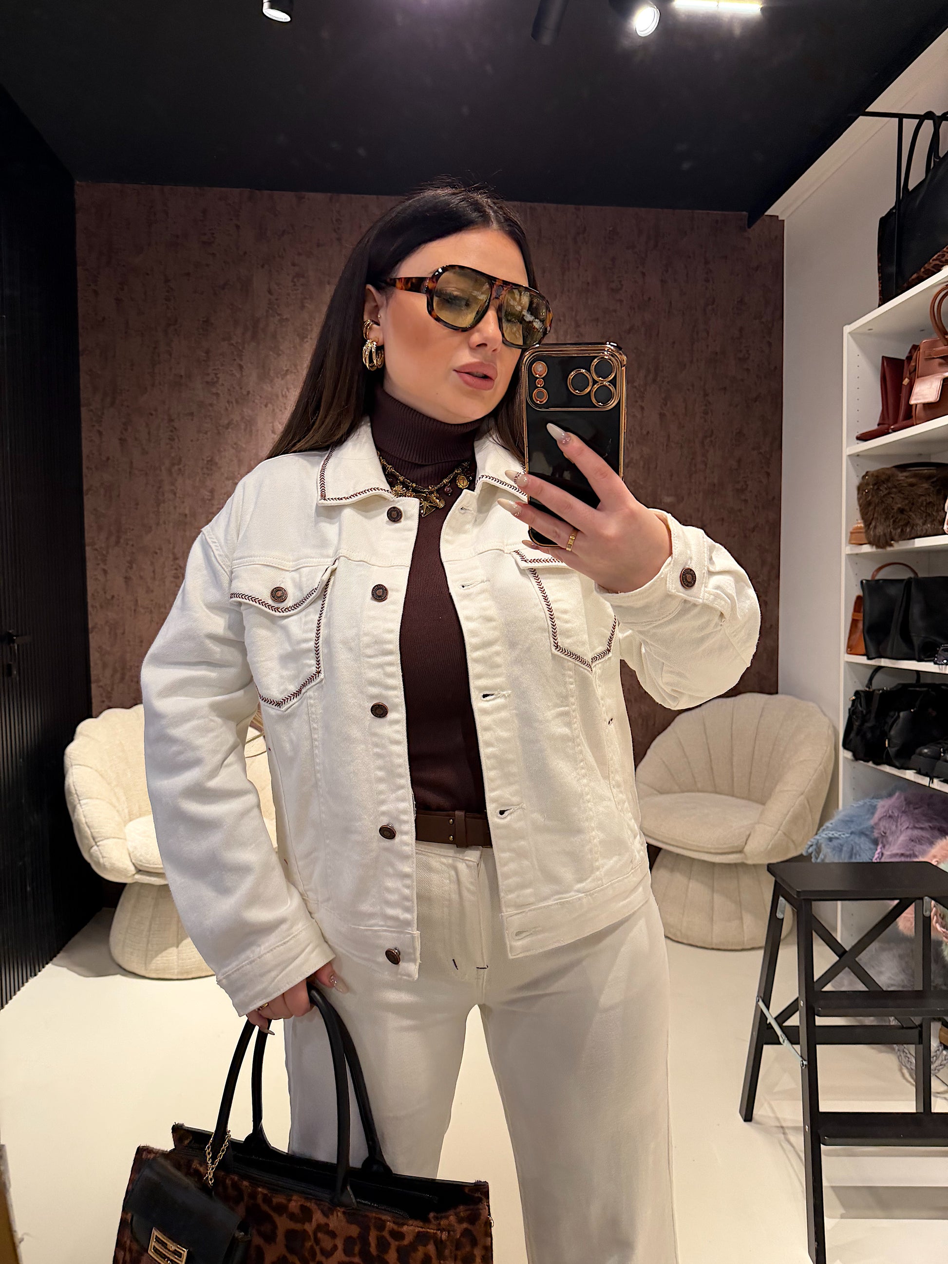 Completo Essential White Denim - R.a. Boutique