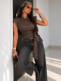 Camicia Maculata con Fiocco Laterale - R.a. Boutique