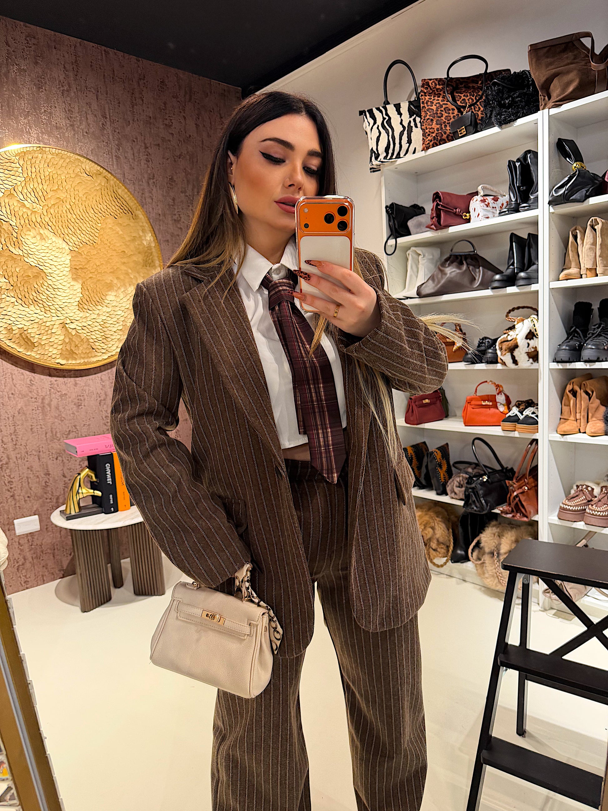 Completo due pezzi a righe - R.a. Boutique