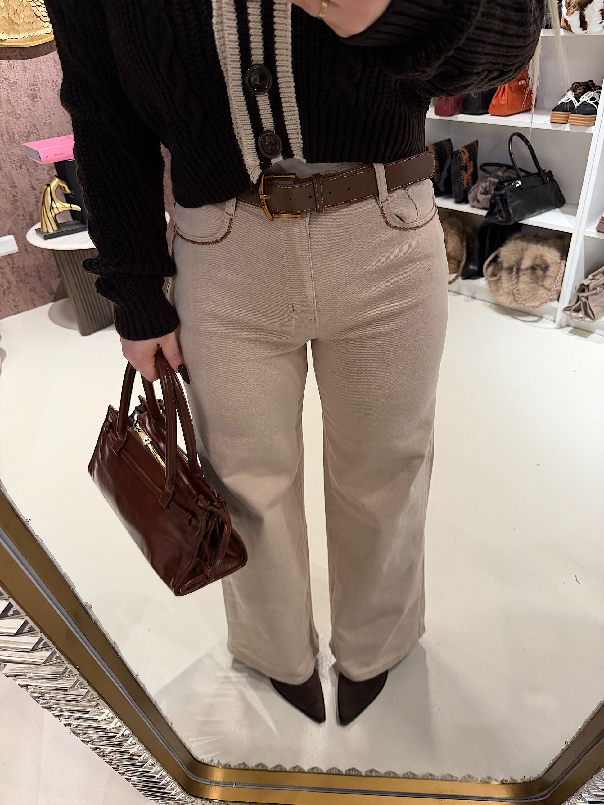 Jeans Siena con cintura - R.a. Boutique