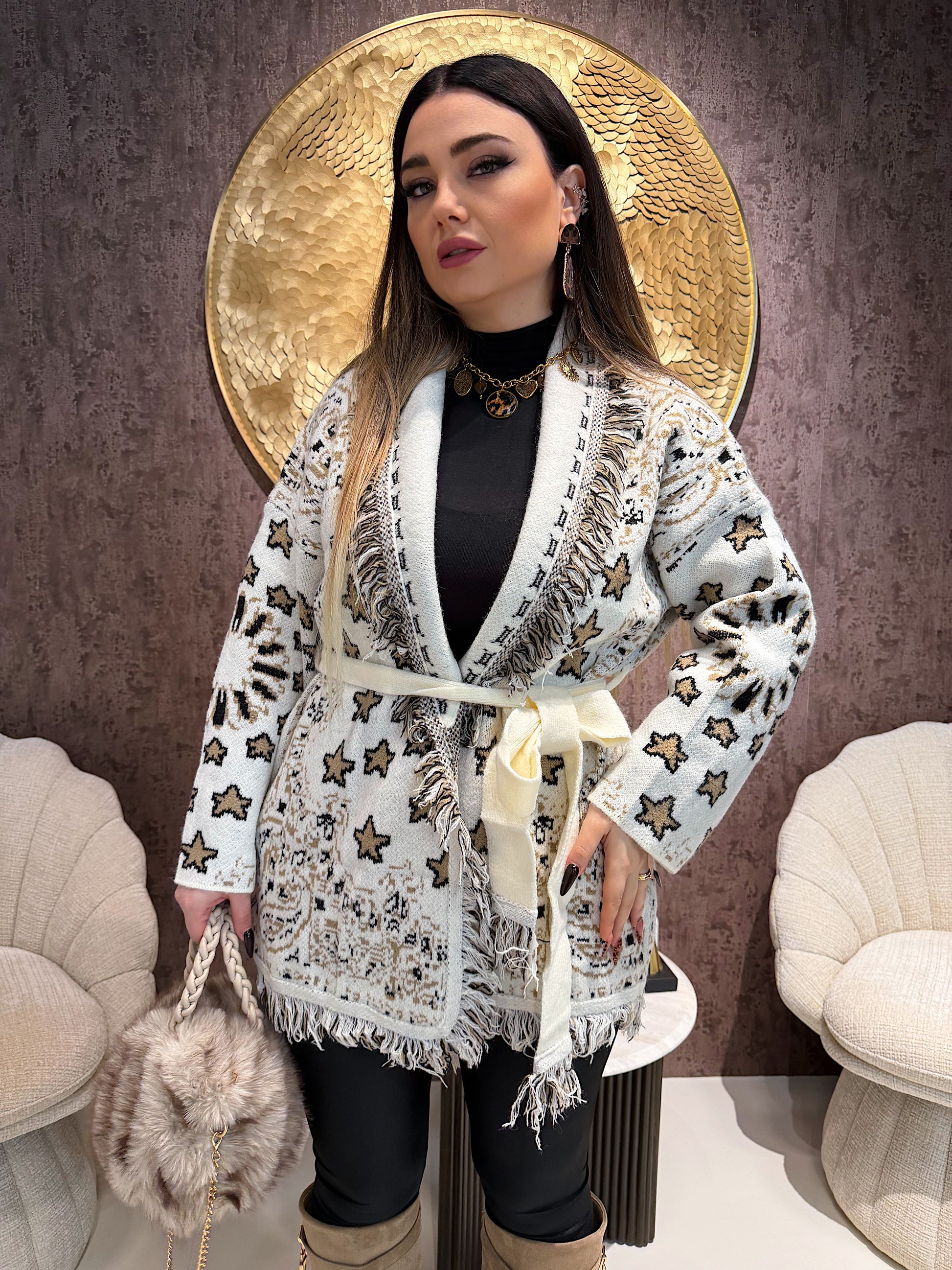 Cardigan Aspen Stars - R.a. Boutique