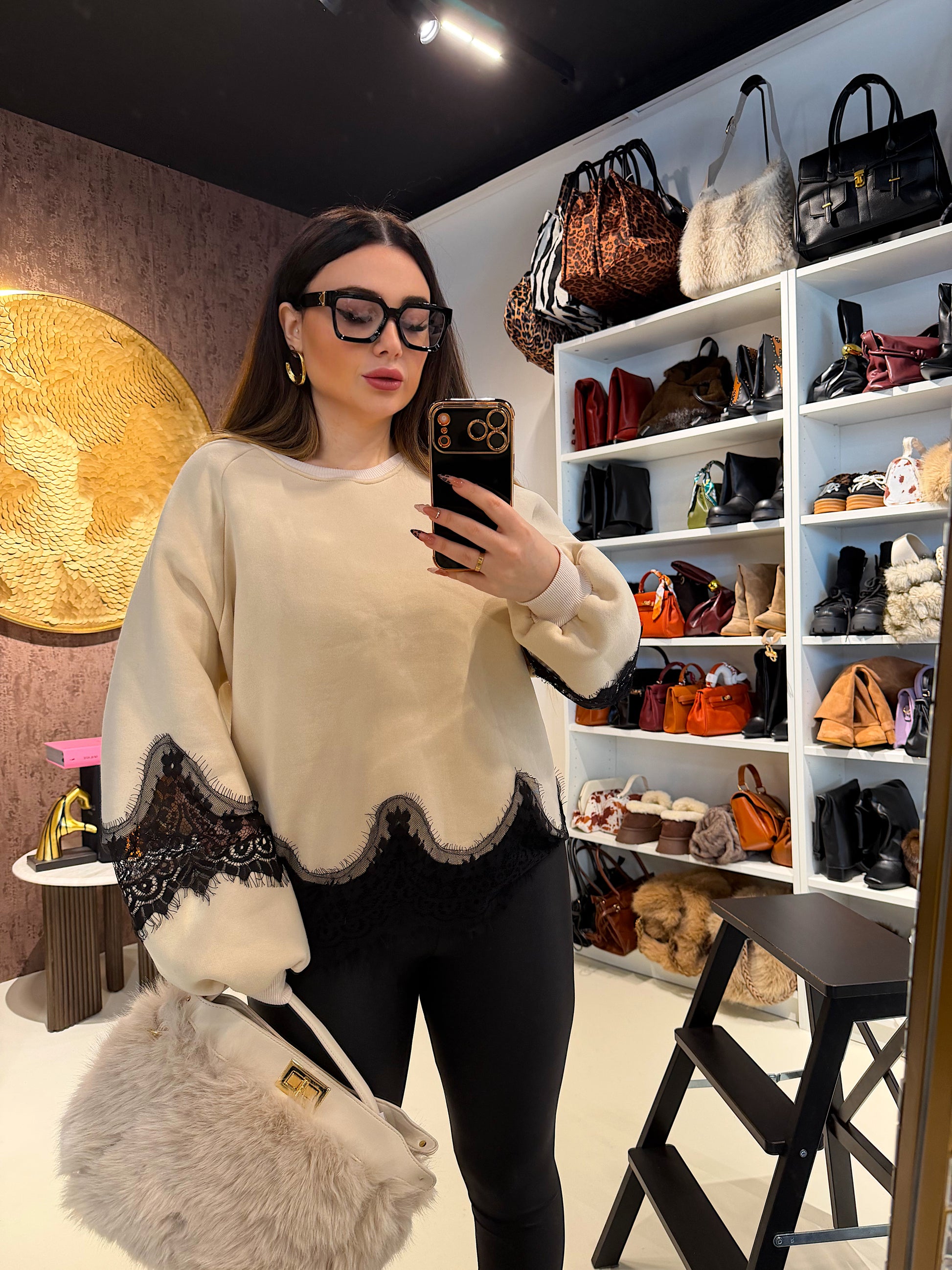 Felpa Lace Dream - R.a. Boutique