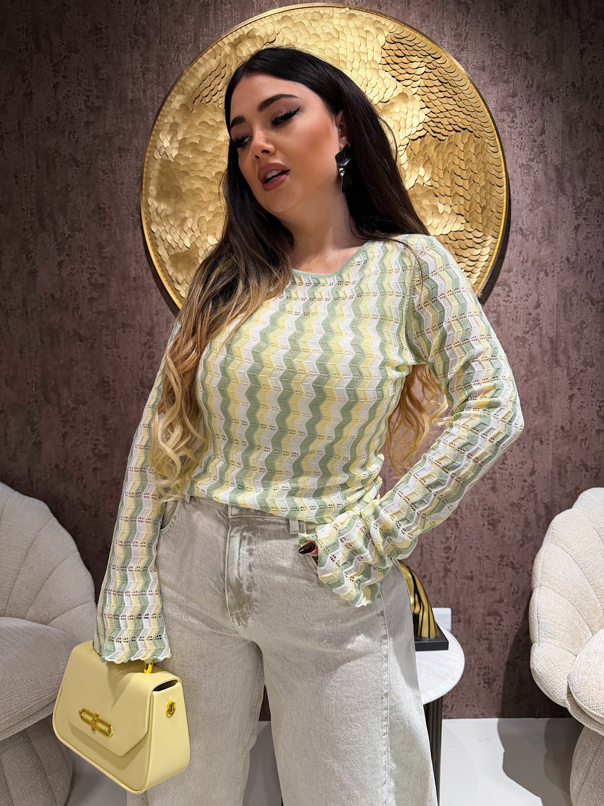 Maglia Wave Chic - R.a. Boutique