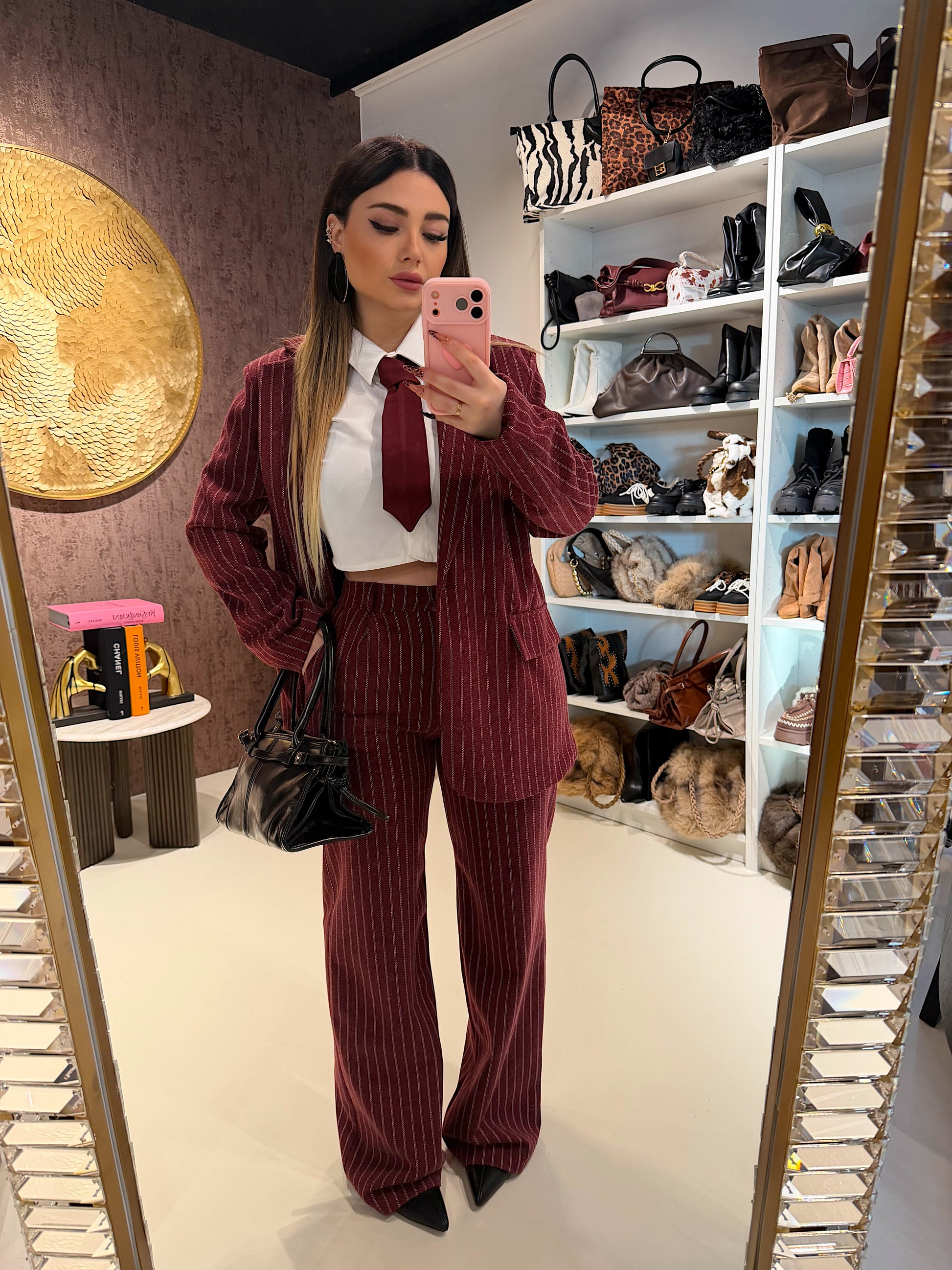 Completo due pezzi a righe - R.a. Boutique