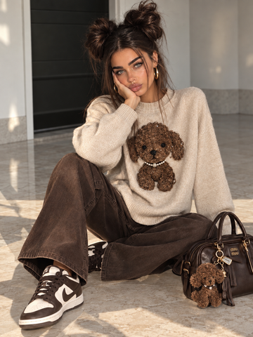 Maglioncino con Cagnolino 3D - R.a. Boutique