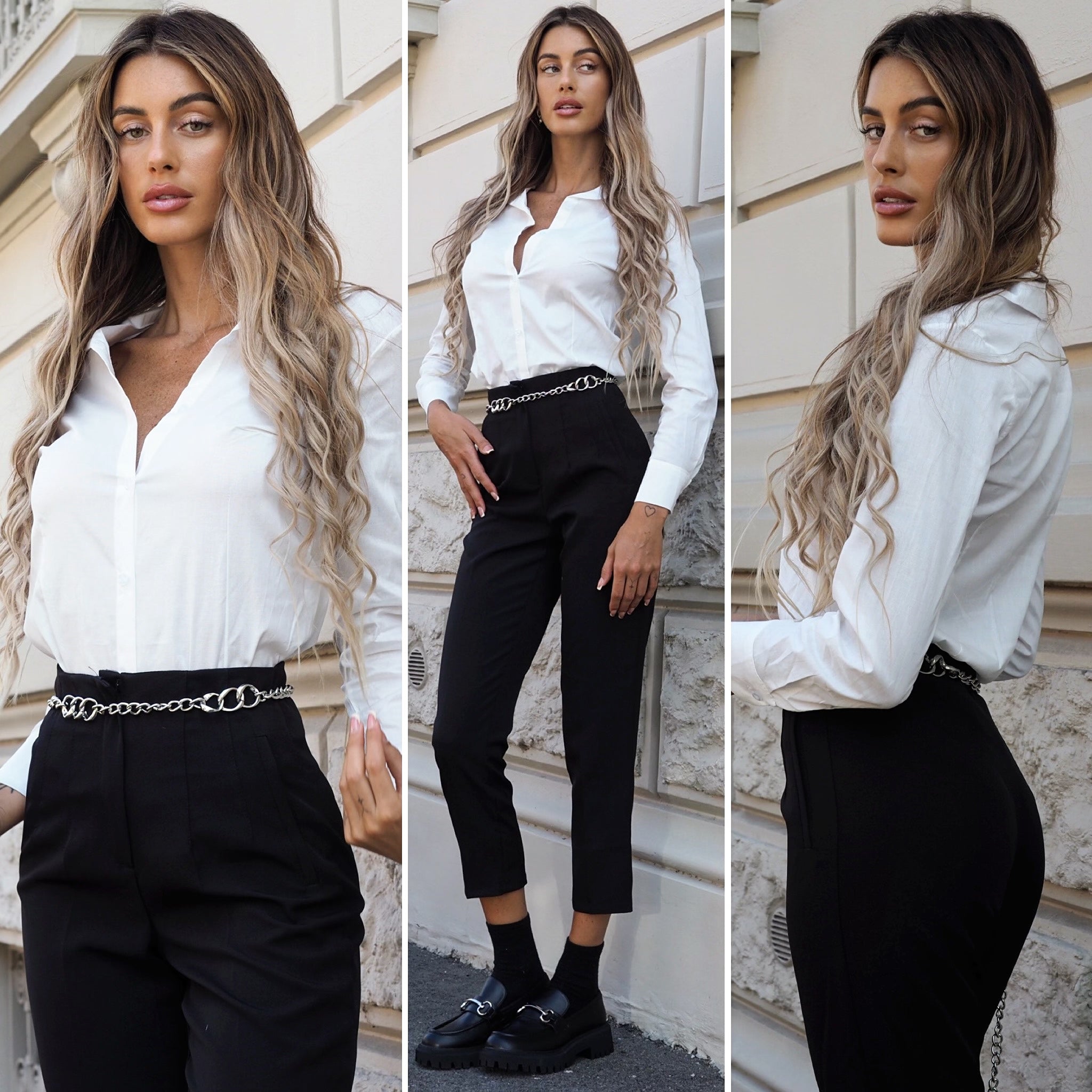 Camicia basic bianca - R.a. Boutique 