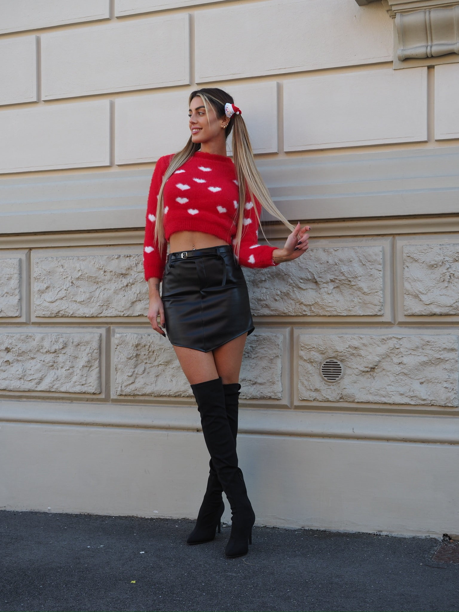 Maglioncino morbidissimo con cuori - R.a. Boutique 