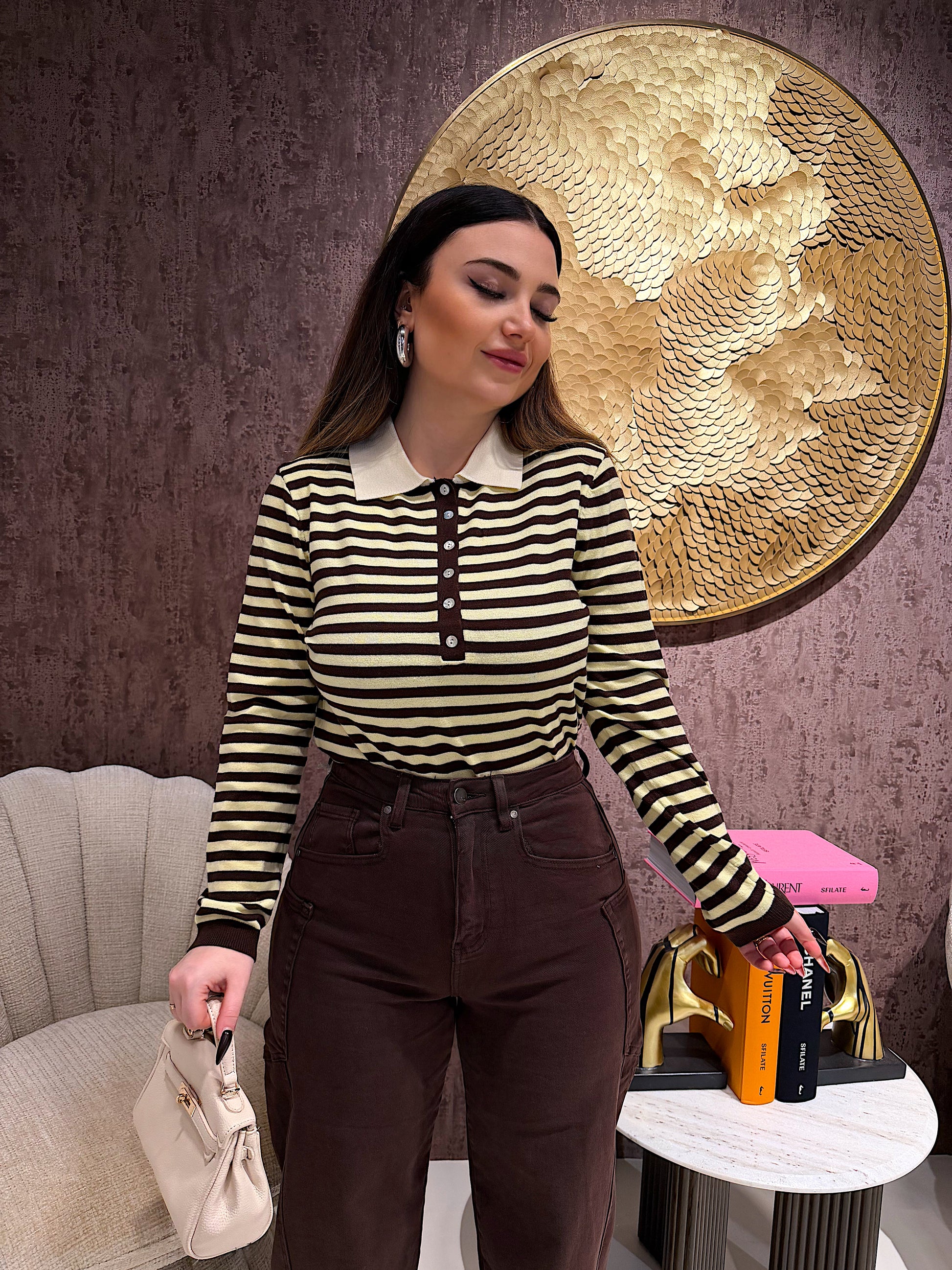 Maglioncino Chloé a righe - R.a. Boutique