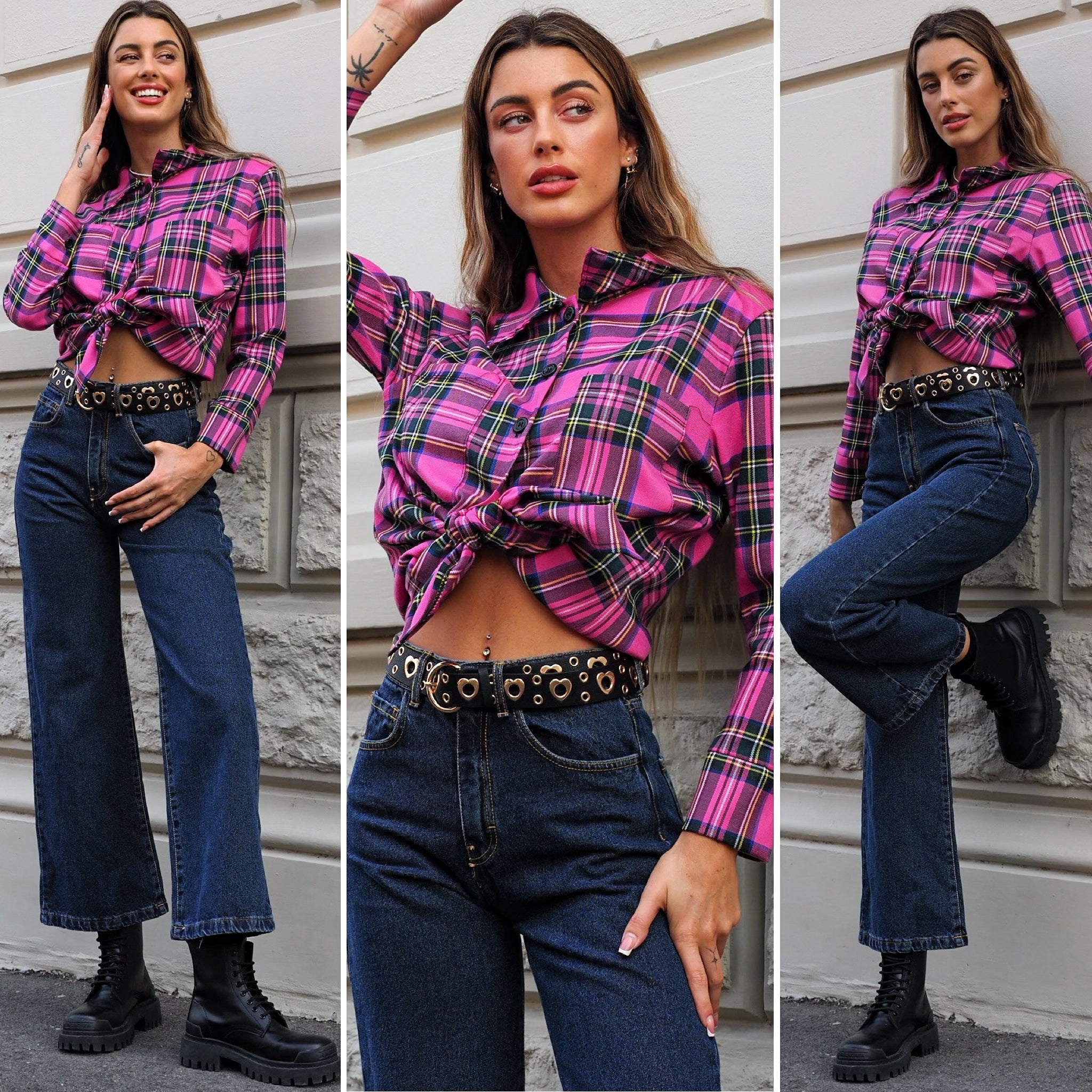 Jeans a zampa scuro - R.a. Boutique 