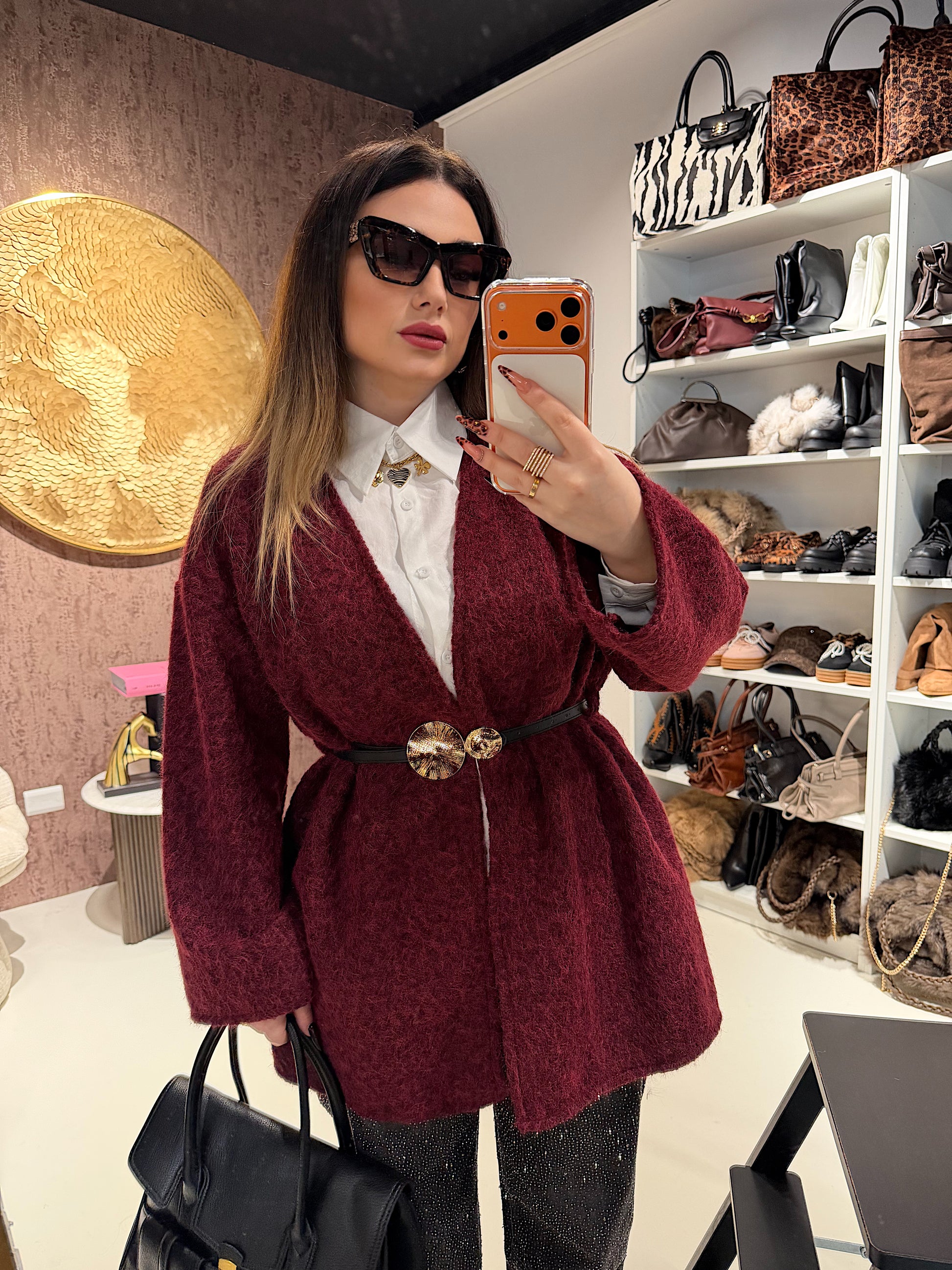 Cardigan Morbido Effetto Pelliccia - R.a. Boutique