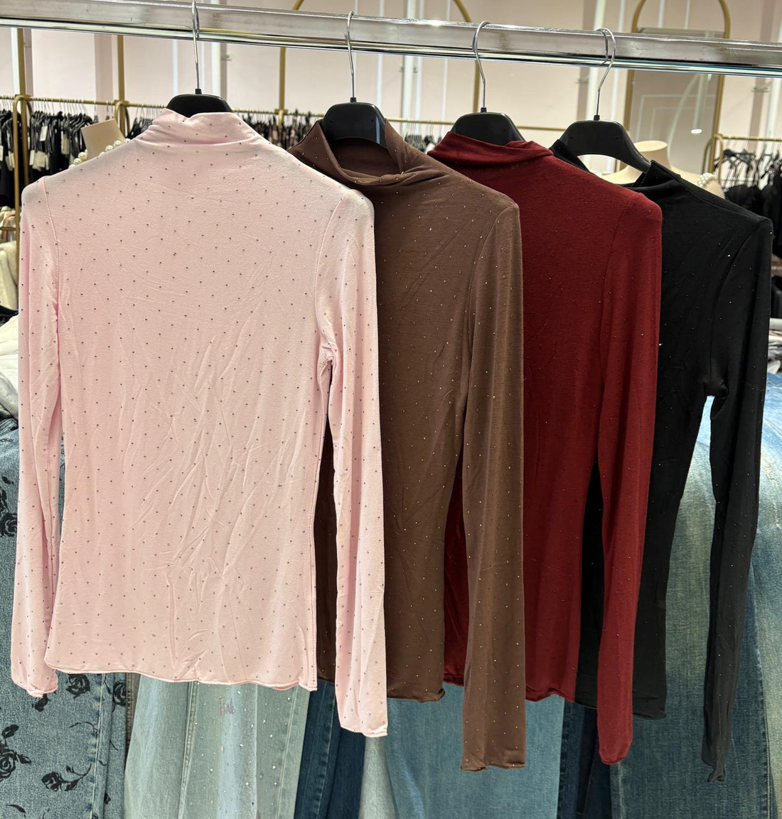 Maglia essential con strass