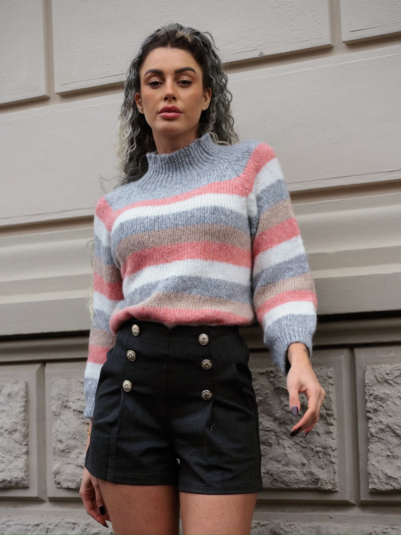 Maglione a righe - R.a. Boutique 