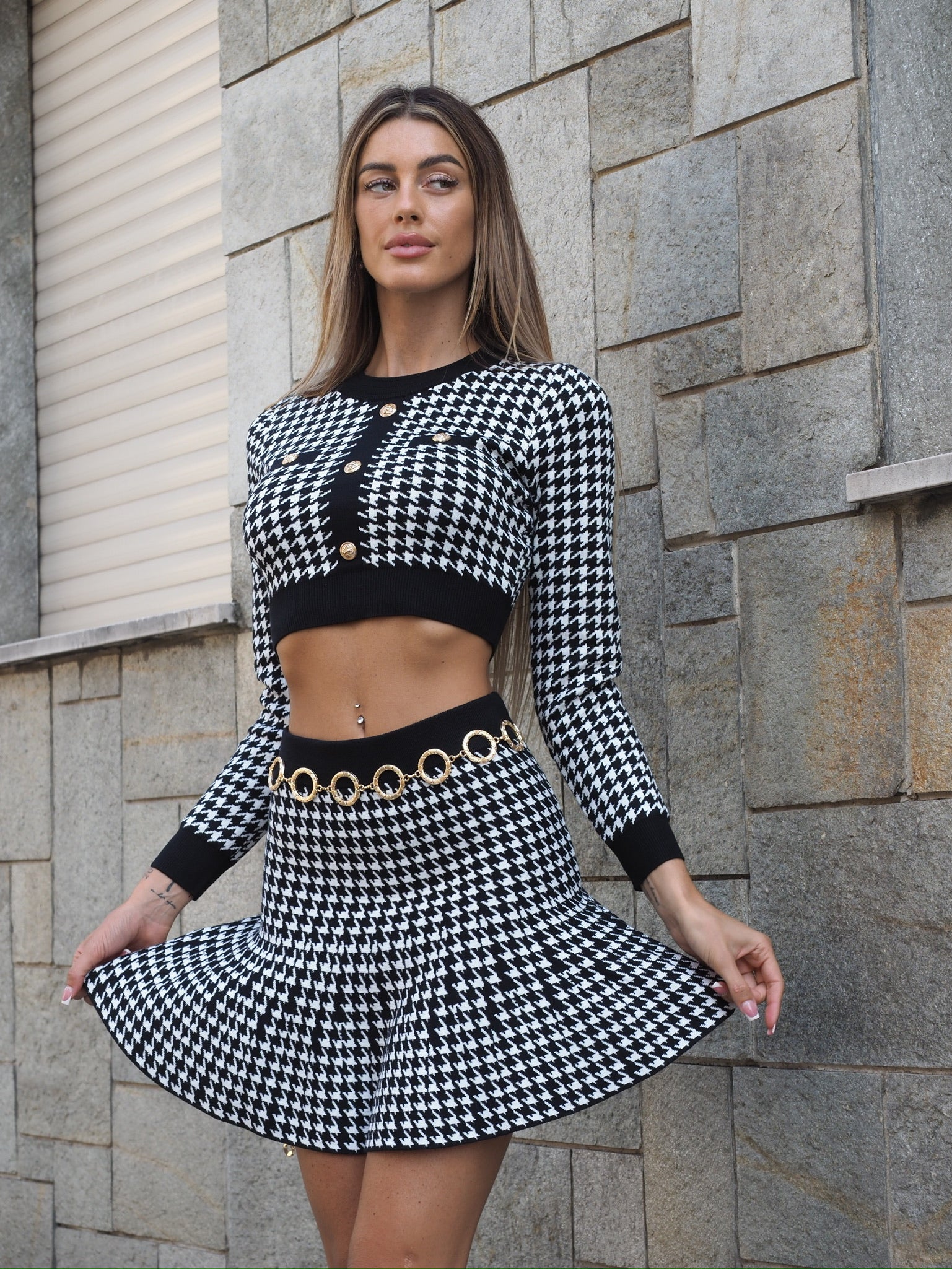 Completo pied de poule - R.a. Boutique 