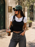 T-Shirt Urban Layer con Top Staccabile - R.a. Boutique