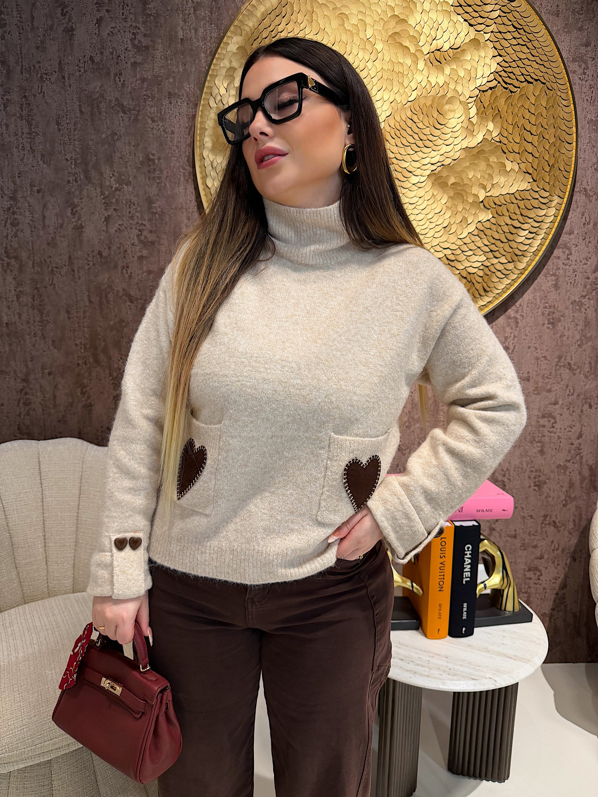 Maglione Double Heart - R.a. Boutique