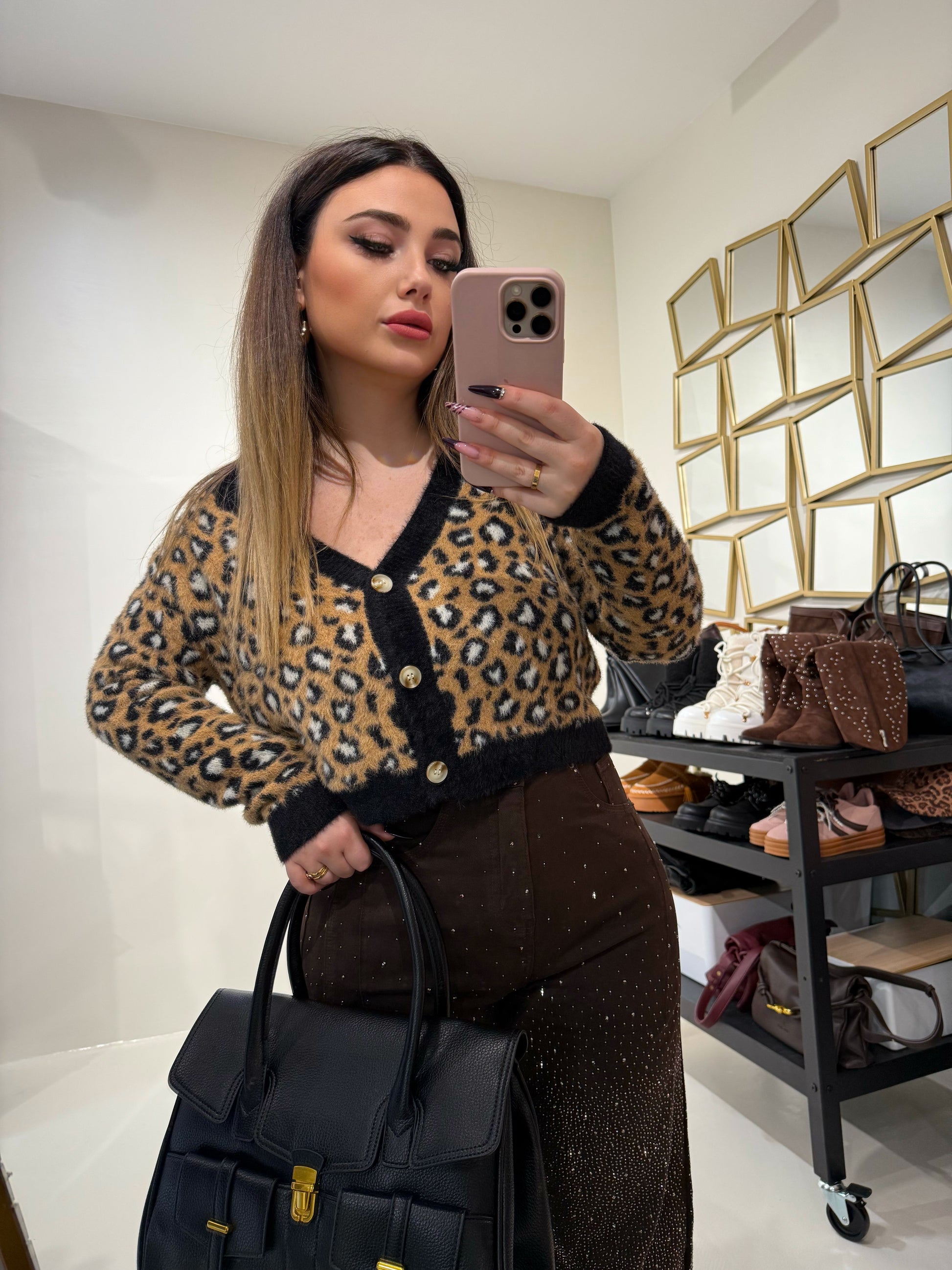 Cardigan maculato - R.a. Boutique