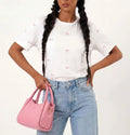 T-shirt con fiocchetti - R.a. Boutique