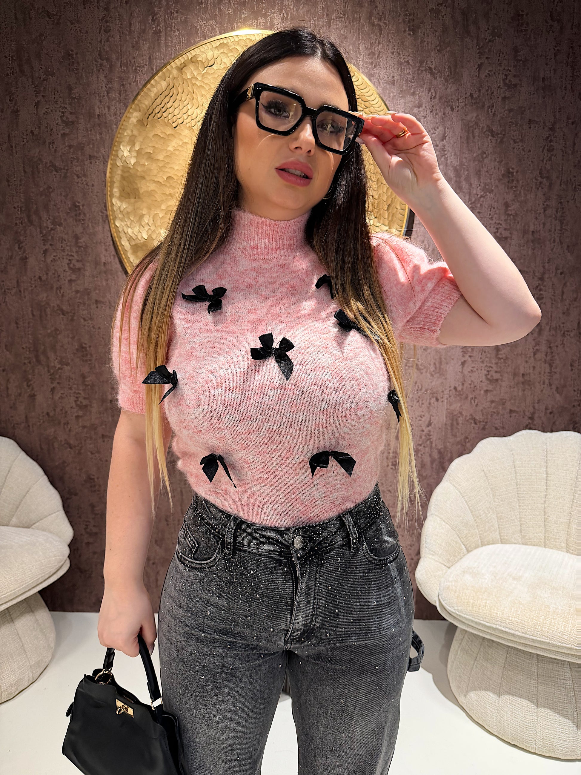 Maglioncino con fiocchi - R.a. Boutique