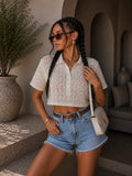 Polo crochet Chic con Colletto - R.a. Boutique