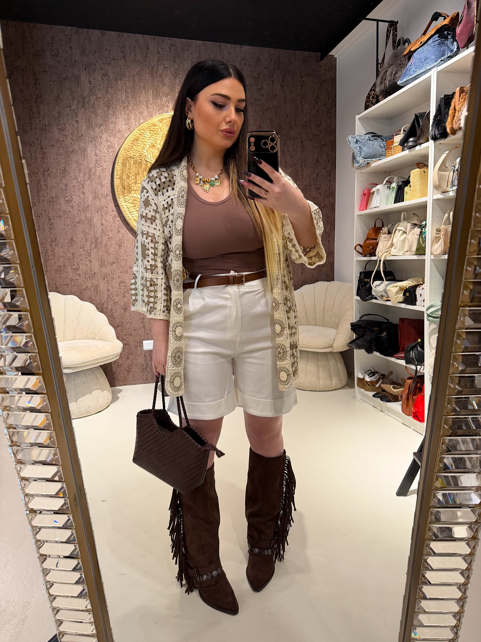 Short con cintura - R.a. Boutique