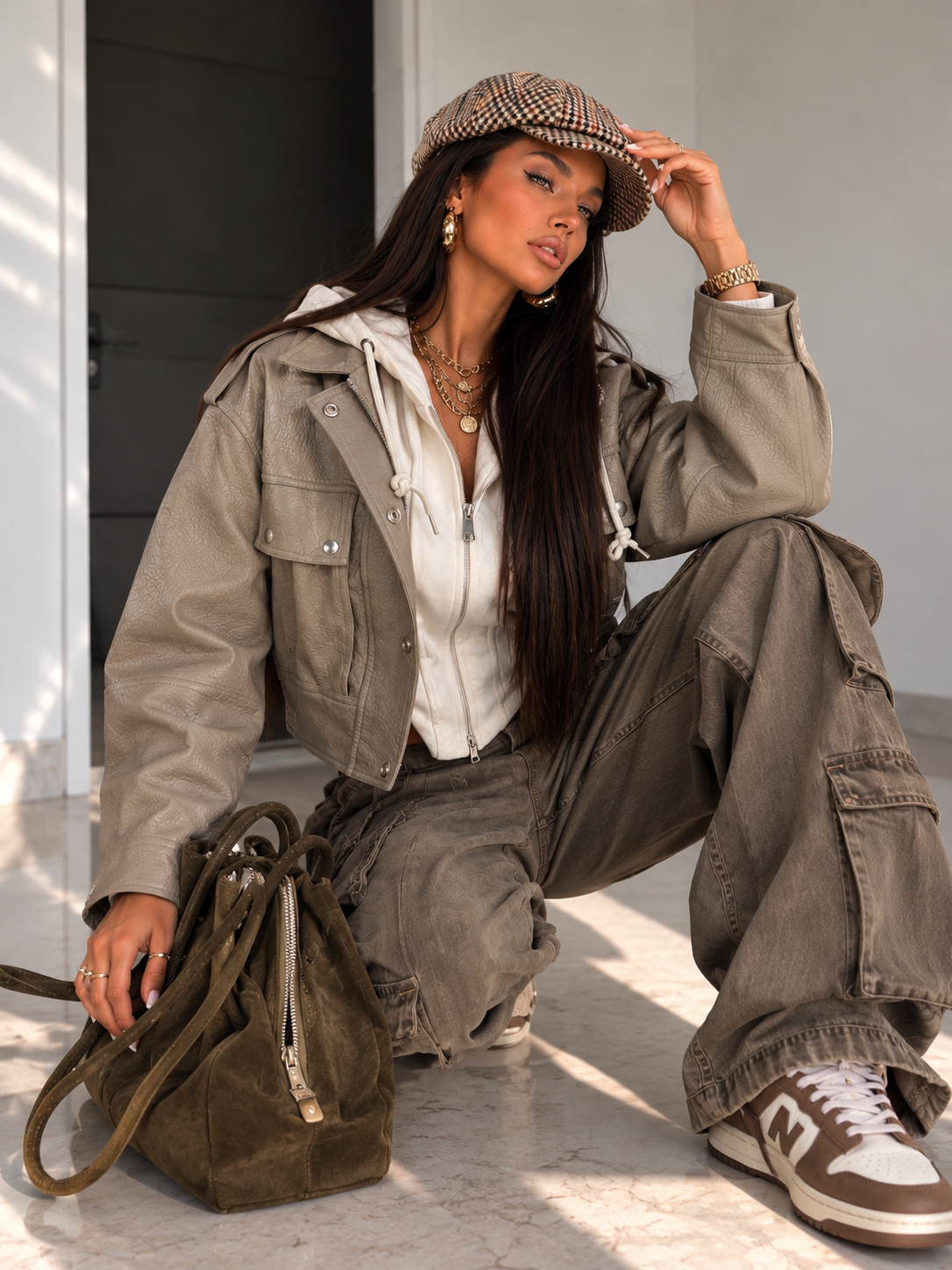 Giubbotto Urban Layer dettaglio felpa - R.a. Boutique