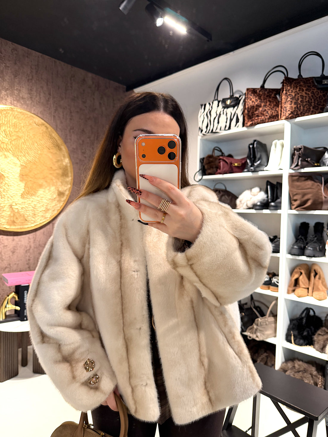 Giacca Pelliccia Elegance Bianca - R.a. Boutique