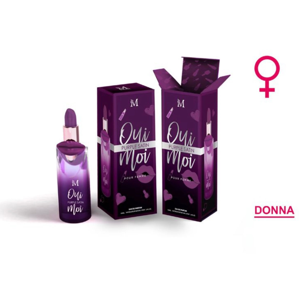 Oui Moi Purple Satin – Eau de Parfum 100ml - R.a. Boutique