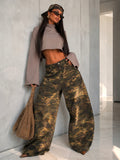 Pantalone cargo camouflage oversize - R.a. Boutique