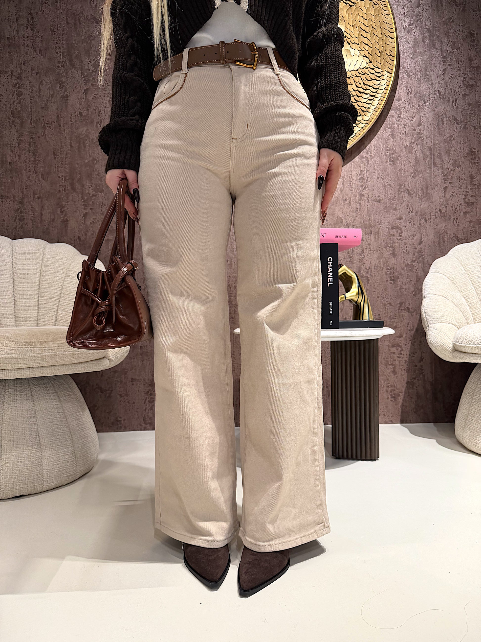 Jeans Siena con cintura - R.a. Boutique