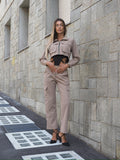 Completo giacca e pantalone cargo Camel - R.a. Boutique 