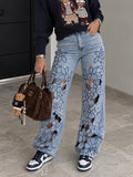 Jeans Bloom Lace - R.a. Boutique
